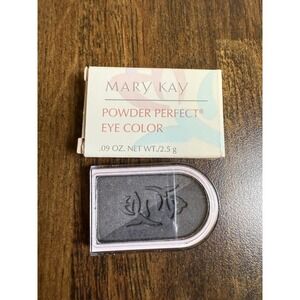 Mary Kay Powder Perfect Eye Color 6203 Blackest Black Black Onyx New